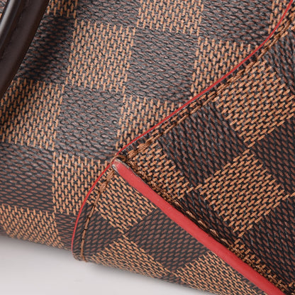 Louis Vuitton Damier Ebene Caissa Tote MM Cherry 11 of 14