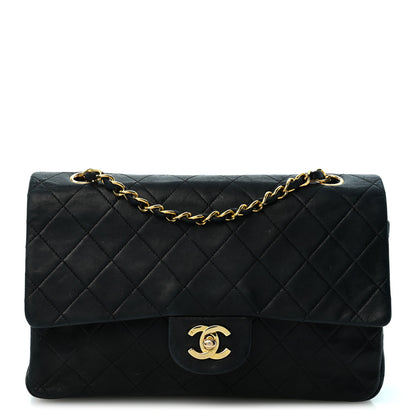 Chanel Lambskin Quilted Small Double Flap Black 1 of 13