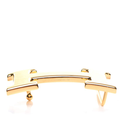 Hermes Brushed 32mm H Belt Buckle Gold 4 of 5