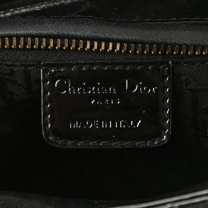 Christian Dior Patent Cannage Medium Lady Dior Black 6 of 10