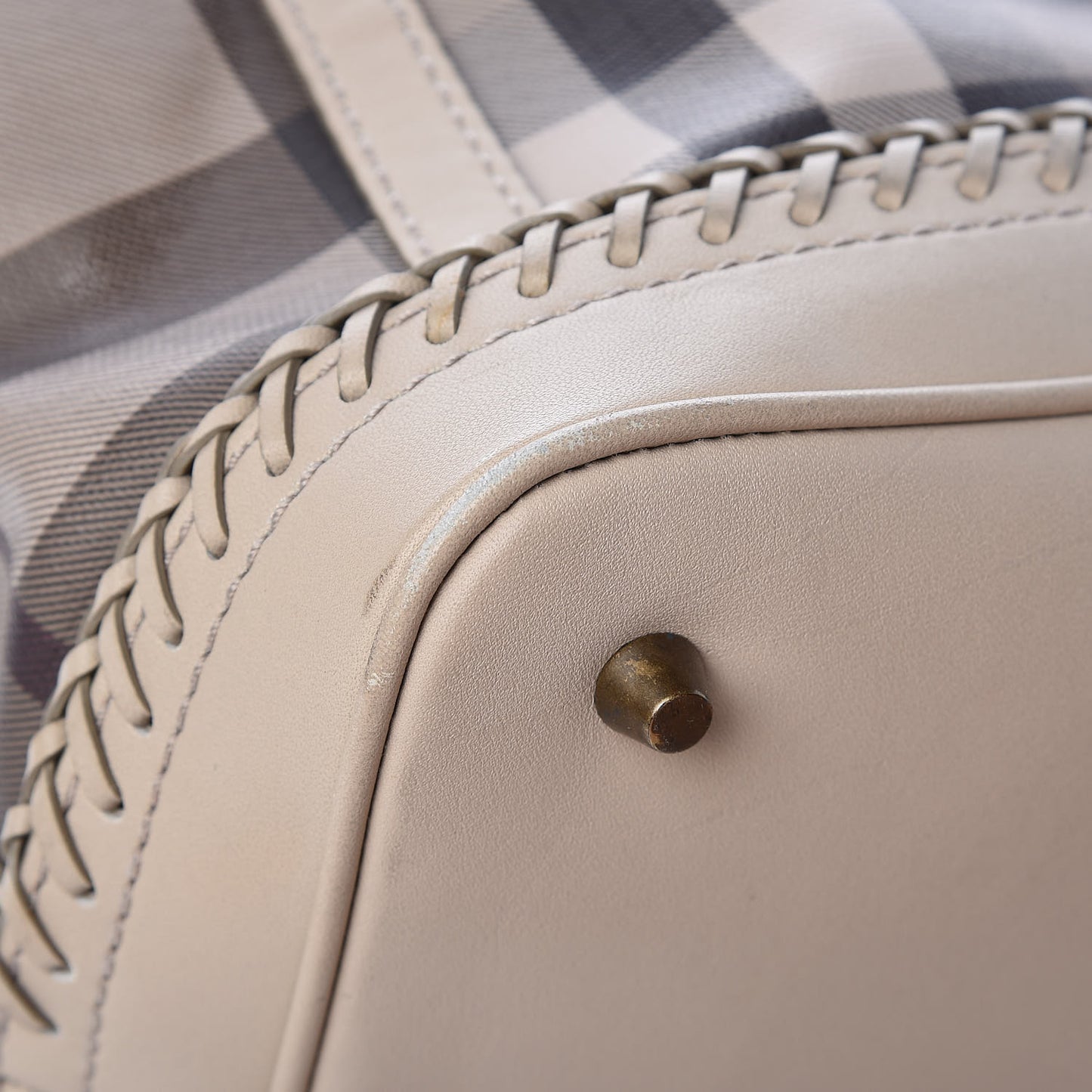 Smoked Check Medium Ellers Tote Trench