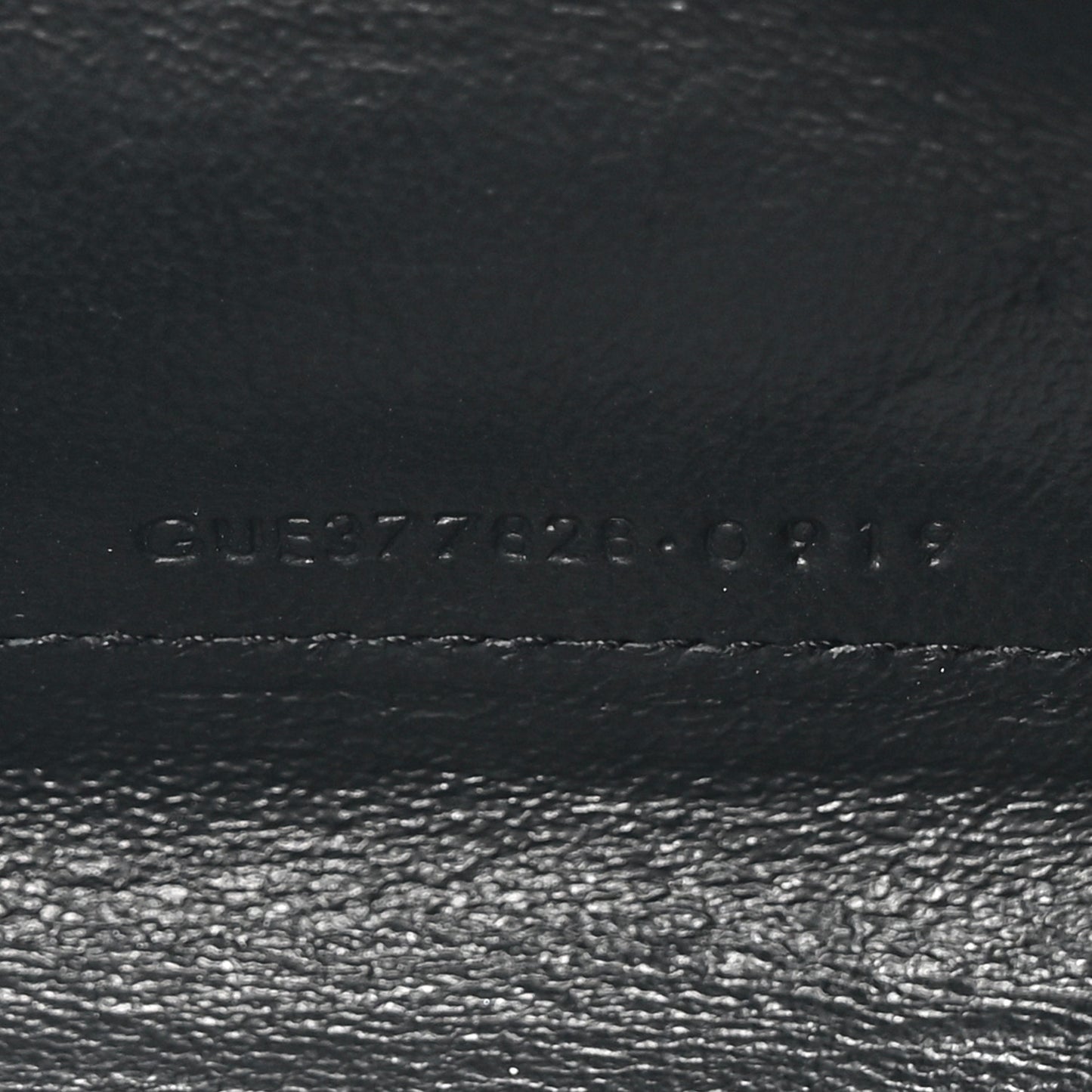 Metallic Grain De Poudre Matelasse Chevron Monogram Chain Wallet Piombo