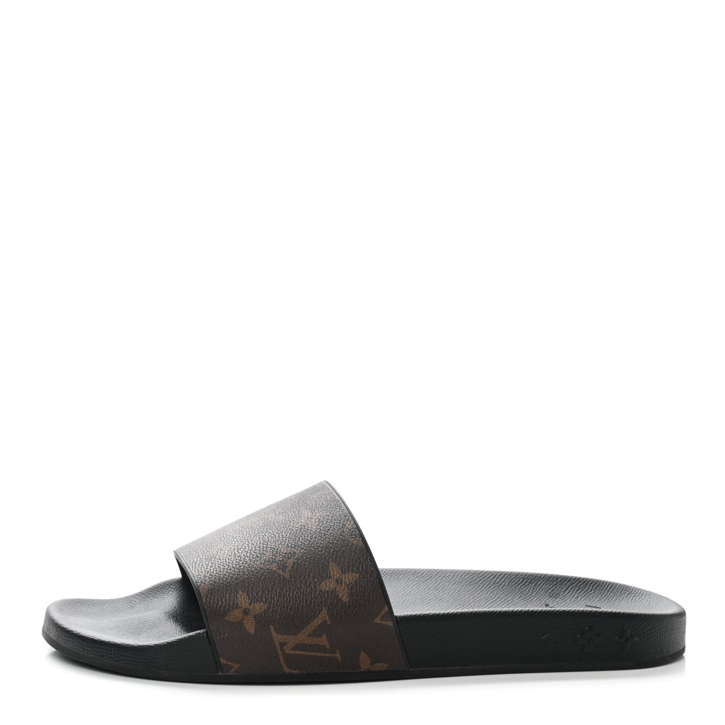 Rubber Monogram Mens Waterfront Mules 8 Macassar