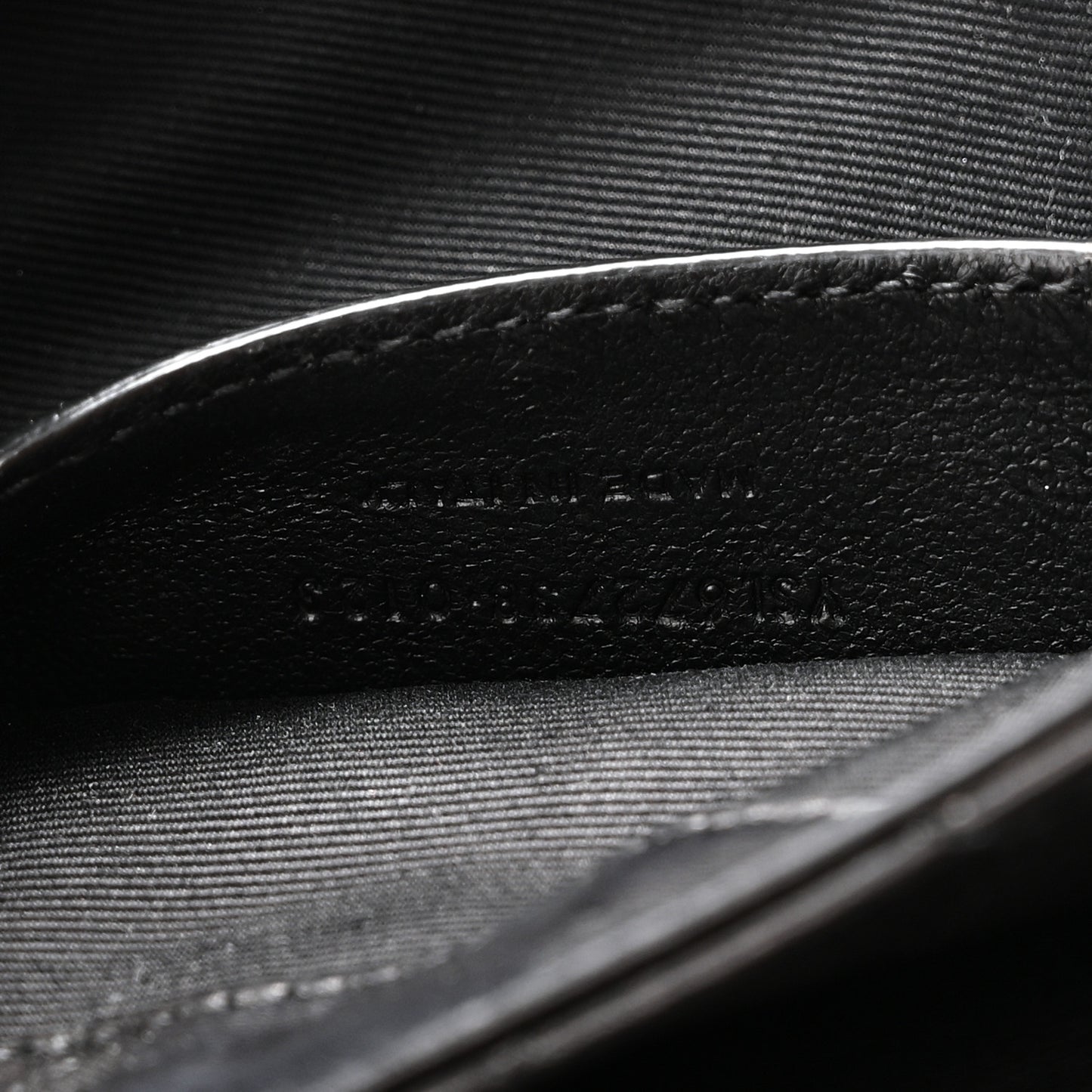 Lambskin Quilted Monogram Mini Nolita Black
