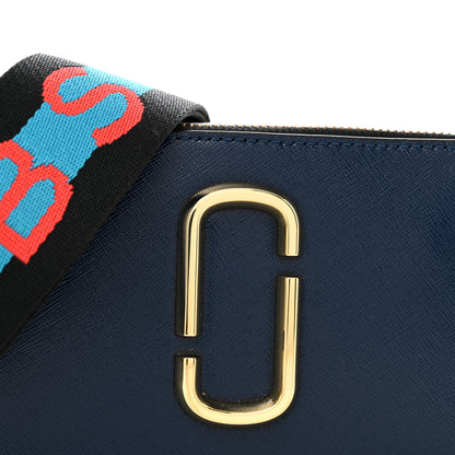 Marc Jacobs Saffiano Small Snapshot Camera Bag Blue Sea 9 of 12