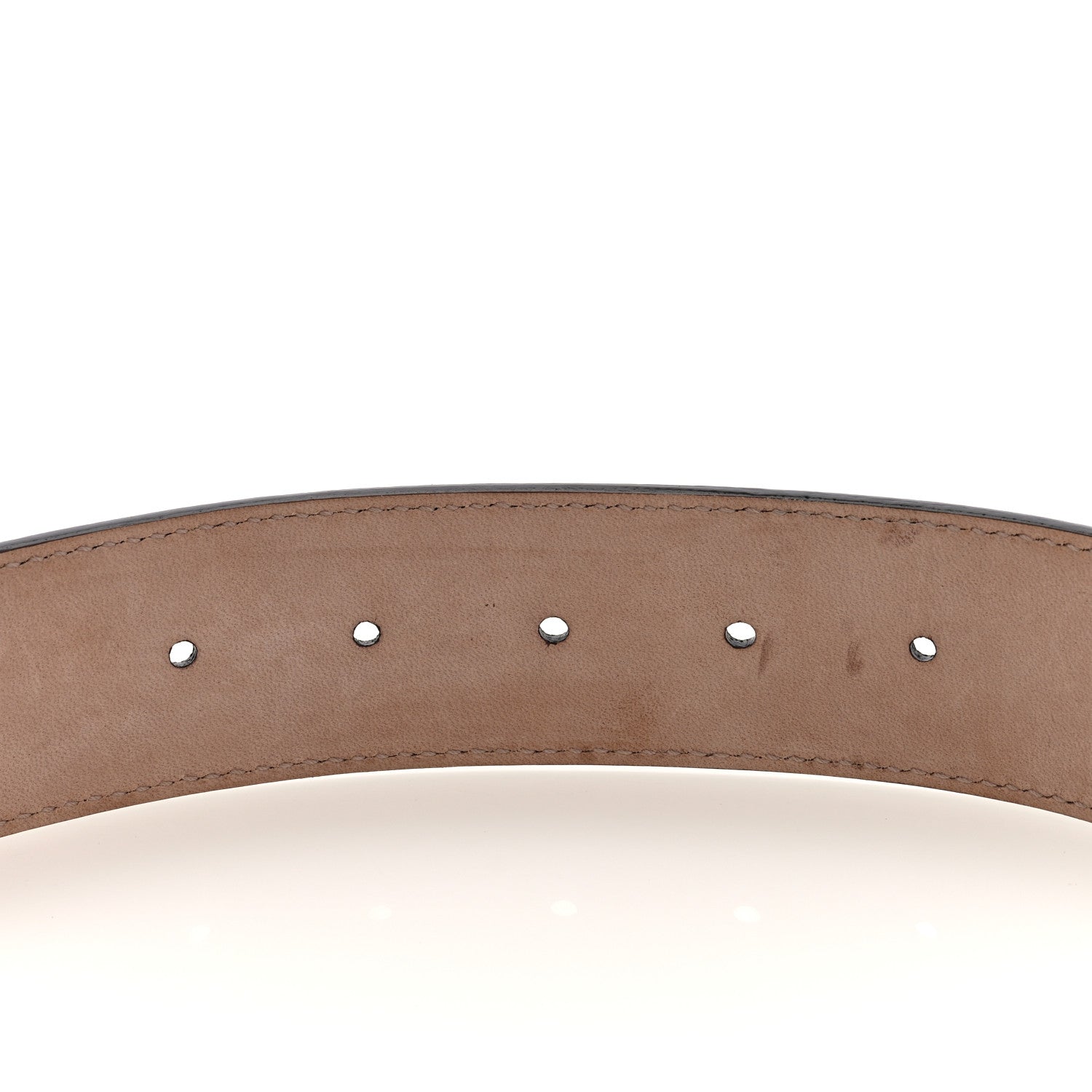 Gucci GG Supreme Monogram Selleria Calfskin Interlocking G 40mm Belt 110 44 Beige Ebony Cocoa 4 of 4