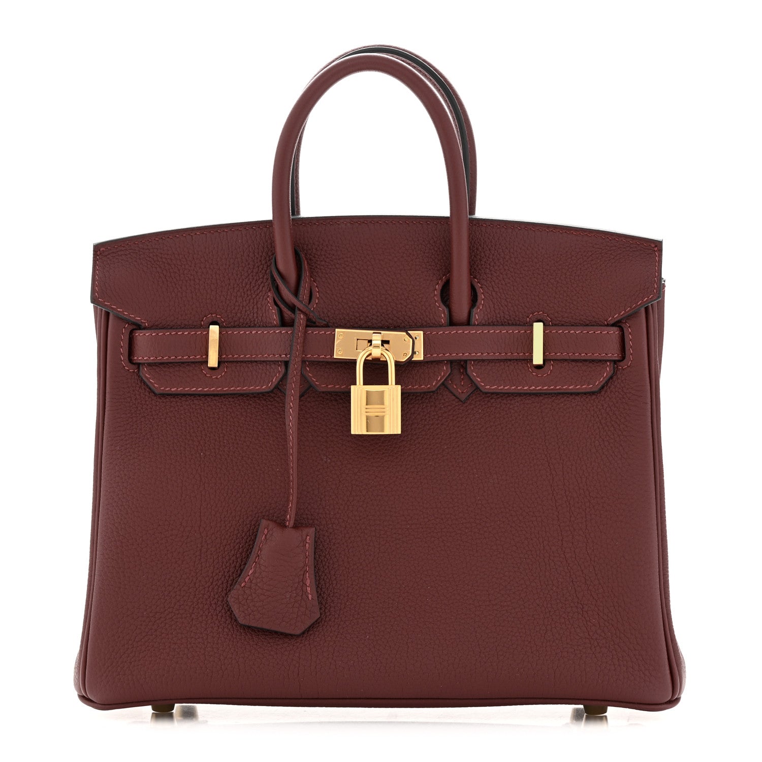 Hermes Togo Birkin 25 Rouge H 1 of 11