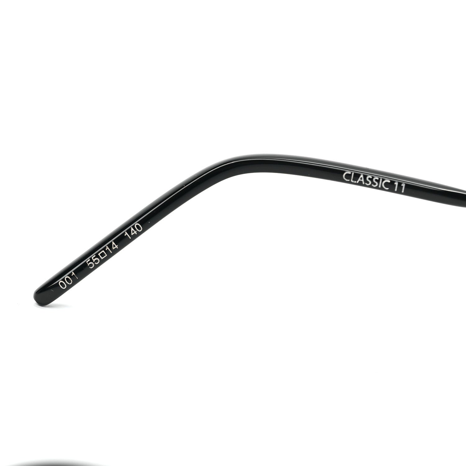 Saint Laurent Metal Aviator Classic 11 Rim Sunglasses Black 6 of 6