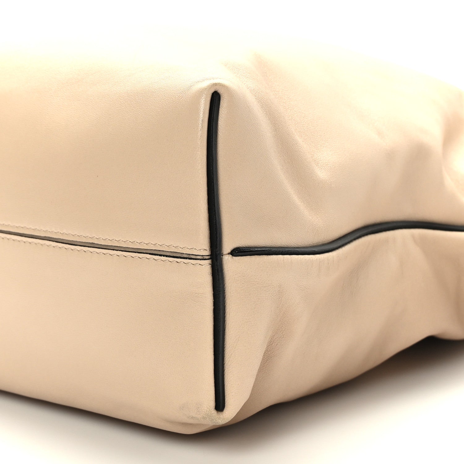 Loewe Calfskin Small Flamenco Knot Bag Ivory 8 of 8