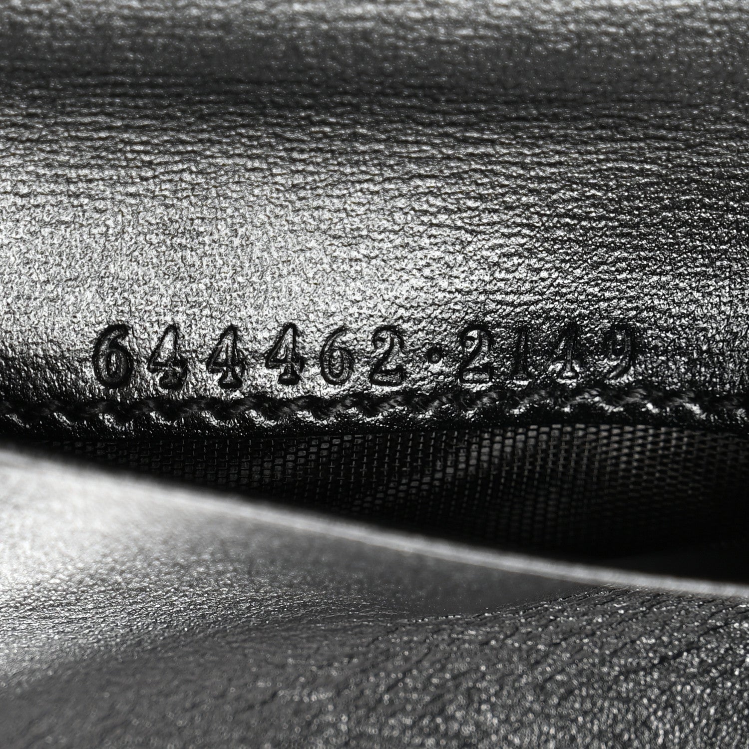 Gucci Boarded Plutone Calfskin Horsebit 1955 Tri Fold Wallet Black 8 of 8