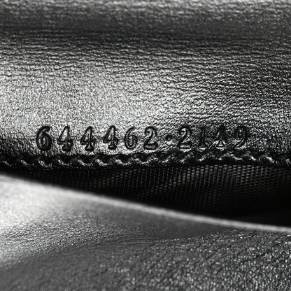 Gucci Boarded Plutone Calfskin Horsebit 1955 Tri Fold Wallet Black 8 of 8