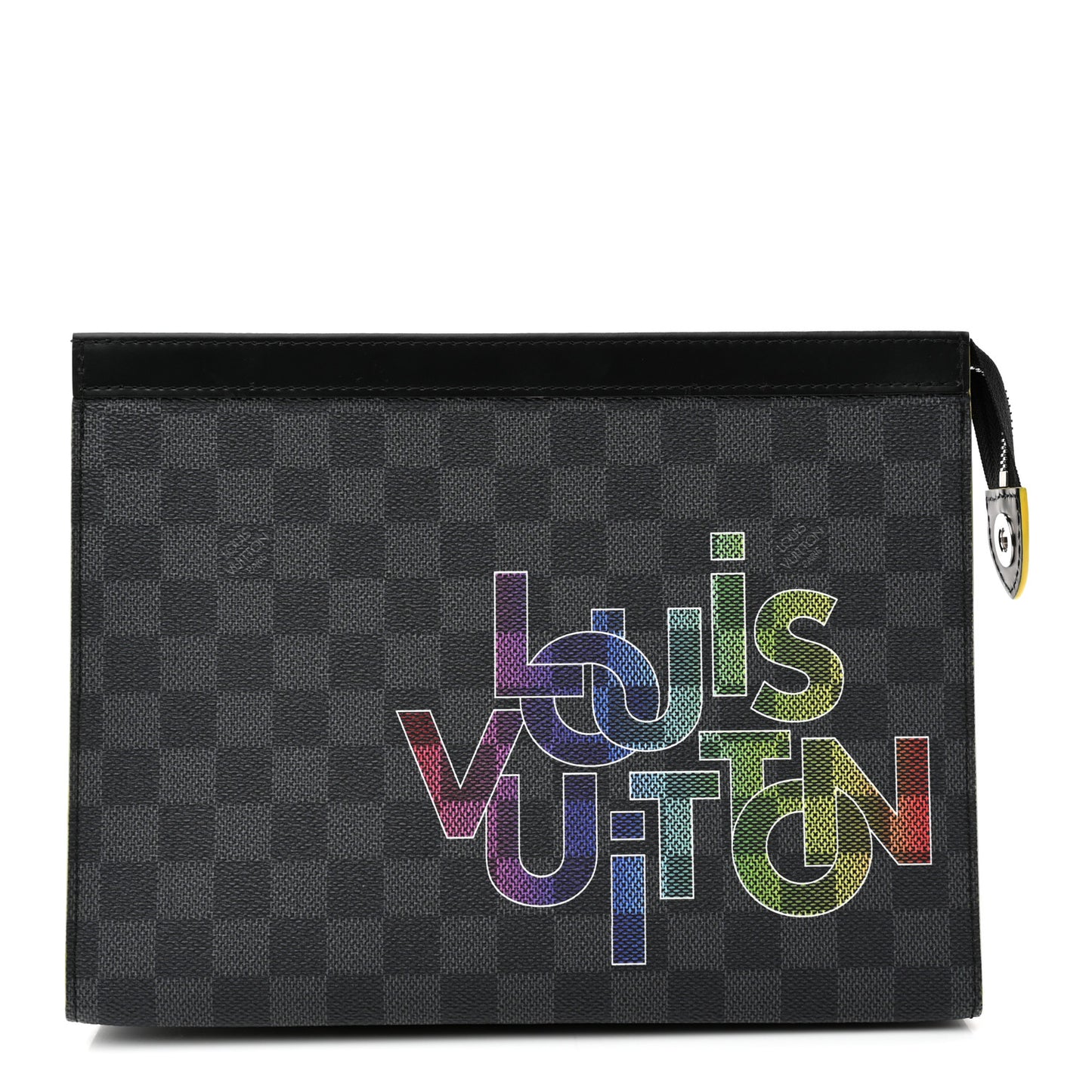 Damier Graphite Pochette Voyage MM Yellow