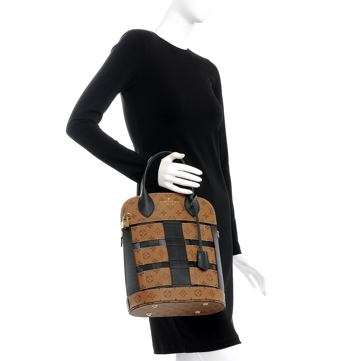 Louis Vuitton Reverse Monogram Tressage Tote 3 of 8
