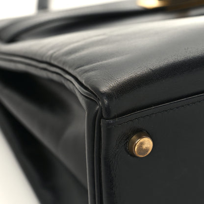 Hermes Box Kelly Retourne 32 Black 9 of 13