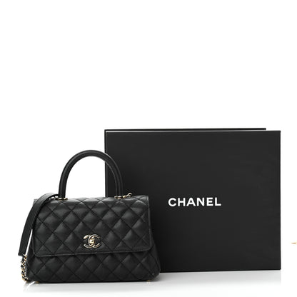 Chanel Caviar Quilted Mini Coco Handle Flap Black 11 of 11
