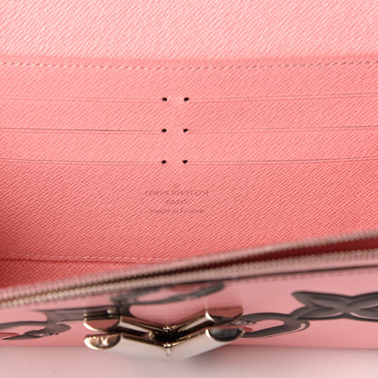 Louis Vuitton Epi Chain Flower Print Twist Chain Wallet Pink 8 of 10