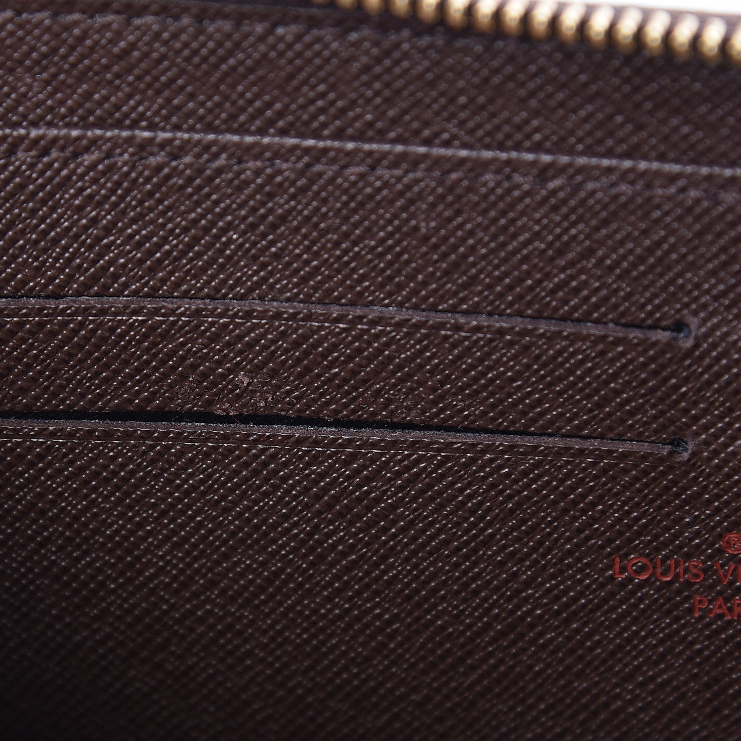 Louis Vuitton Damier Ebene Zippy Wallet 8 of 9