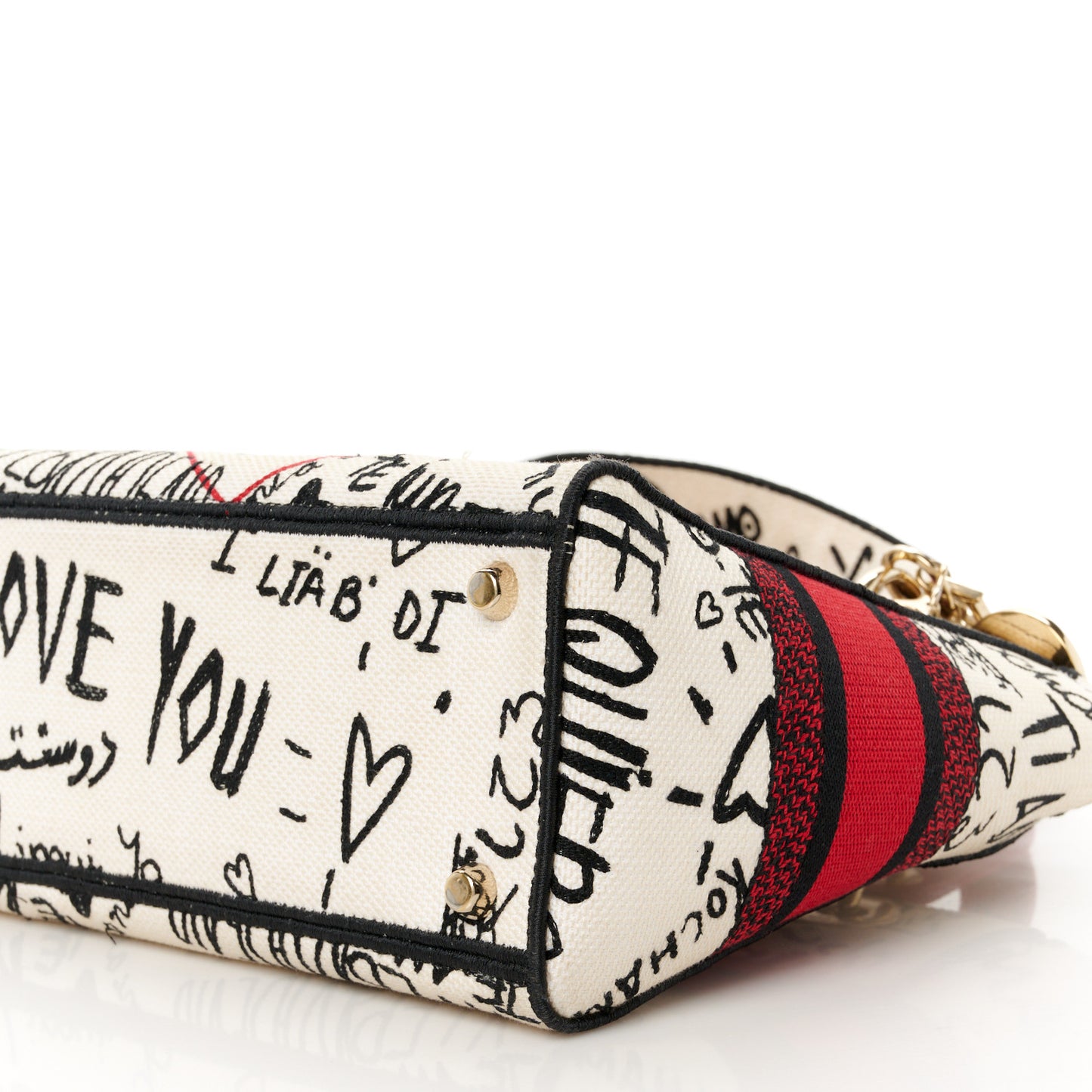 Canvas Medium DiorAmour Graffiti Lady D-Lite Latte