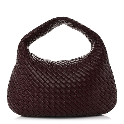Bottega Veneta Lambskin Intrecciato Medium Padded Veneta Deep Mahogany 1 of 11