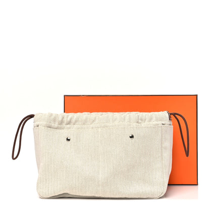 Hermes Canvas Barenia Fourbi 25 MM Bag Insert Natural Fauve 11 of 11