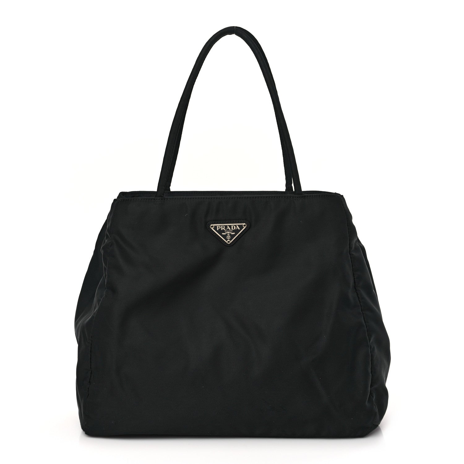 Prada Nylon Tessuto Shopping Tote Black 1 of 8