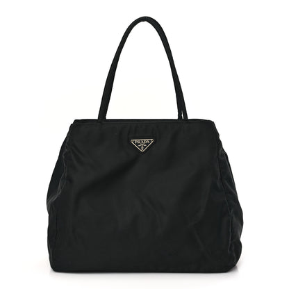 Prada Nylon Tessuto Shopping Tote Black 1 of 8