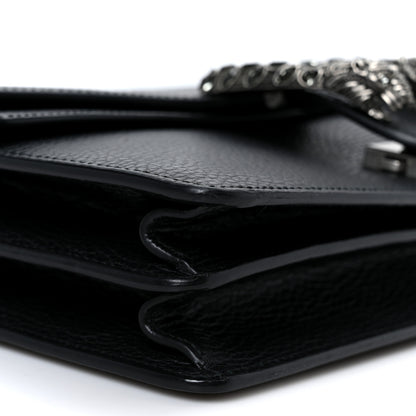 Gucci Pebbled Calfskin Small Dionysus Shoulder Bag Black 10 of 11