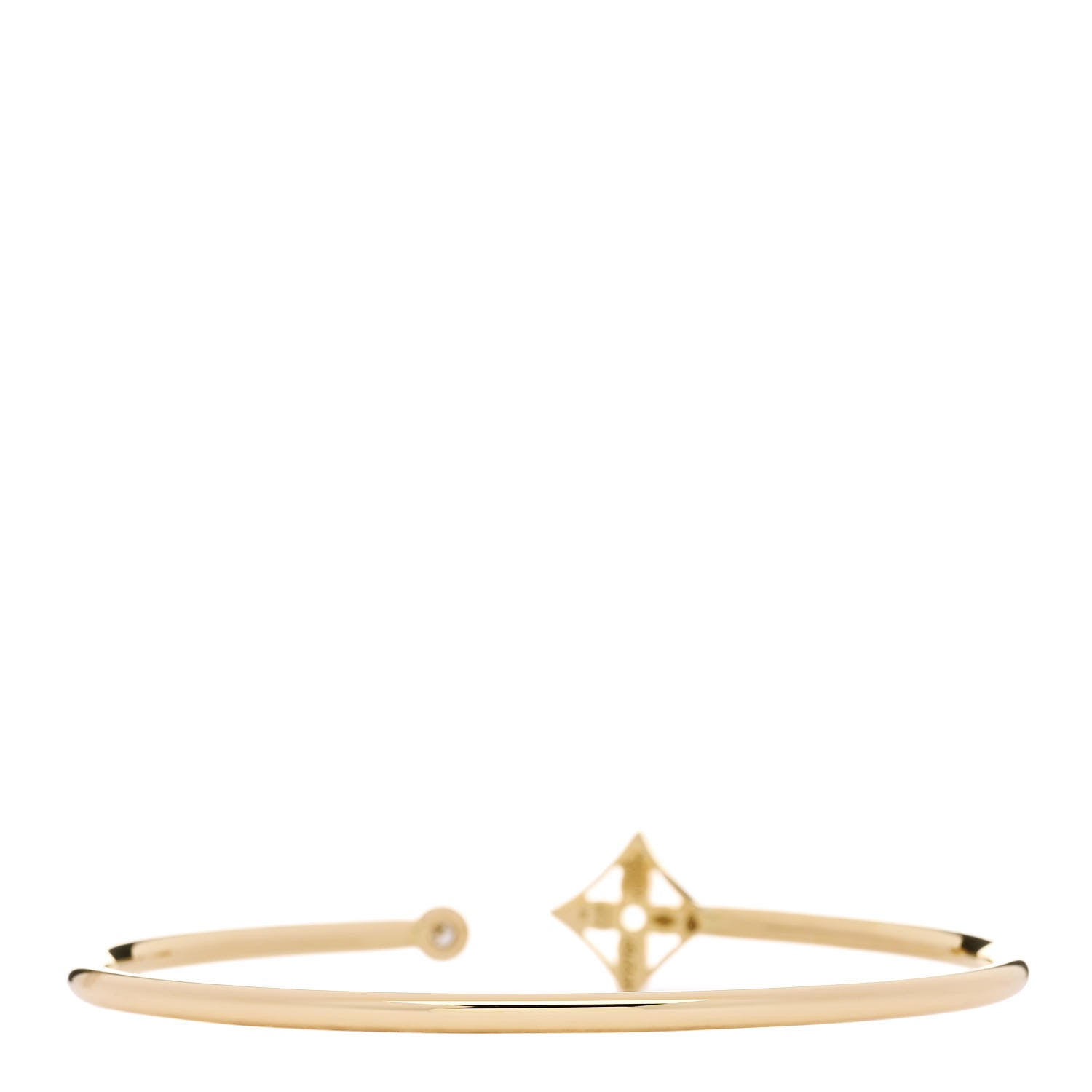 Louis Vuitton 18K Yellow Gold Diamond Idylle Blossom Twist Bracelet 2 of 3