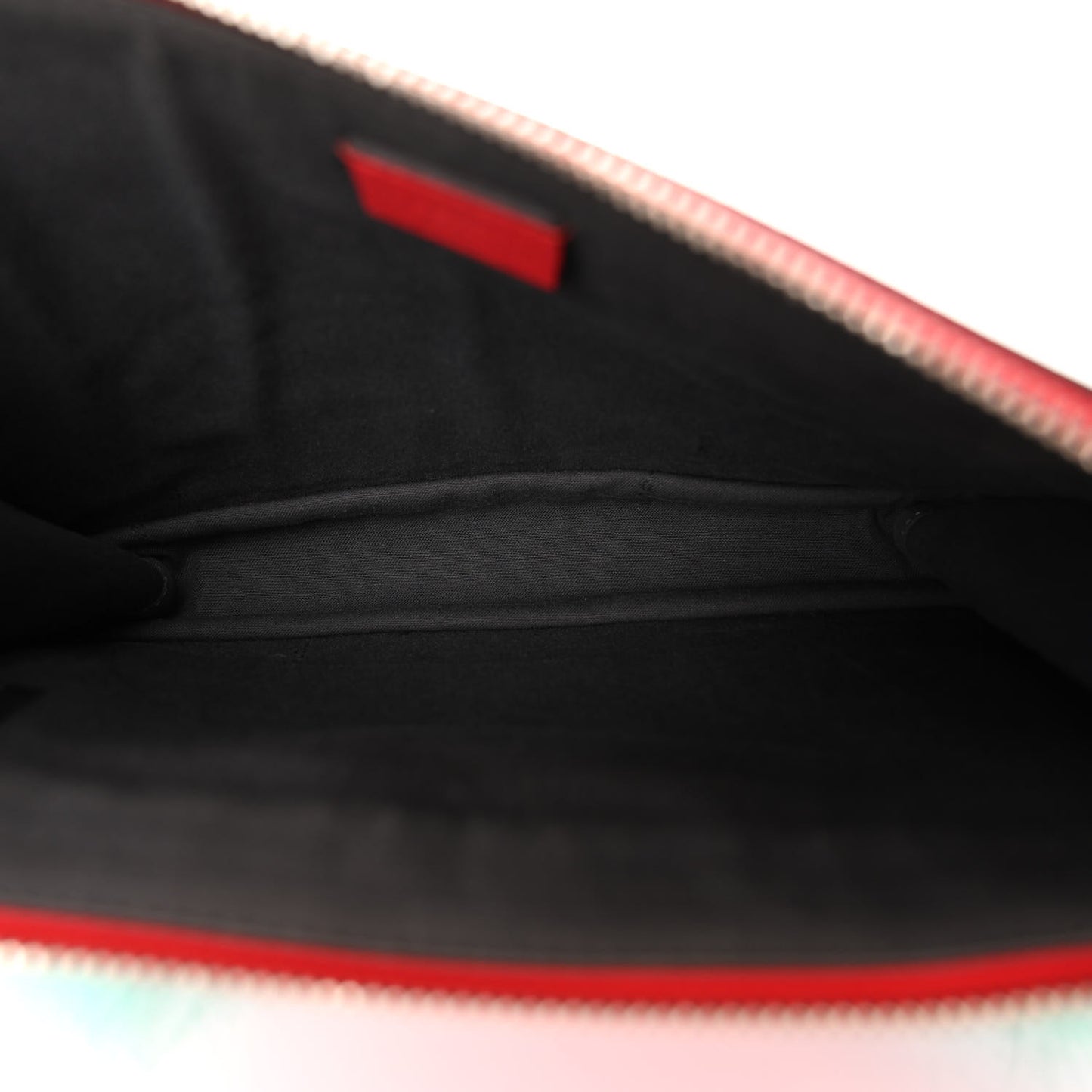 Vitello Dolce Fox Elaphe Ayers Hypnoteyes Min 2Jours Pouch Papavero Turchese Multicolor