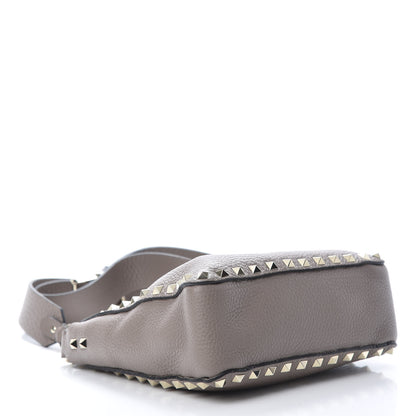 Valentino Garavani Pebbled Calfskin Mini Rockstud Flip-Lock Messenger Bag Poudre 4 of 9
