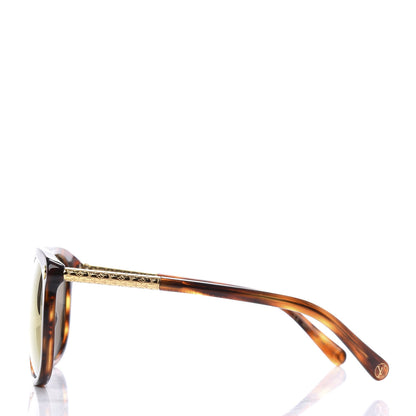 Louis Vuitton Vertigo Sunglasses Z0895E Tortoise 3 of 8