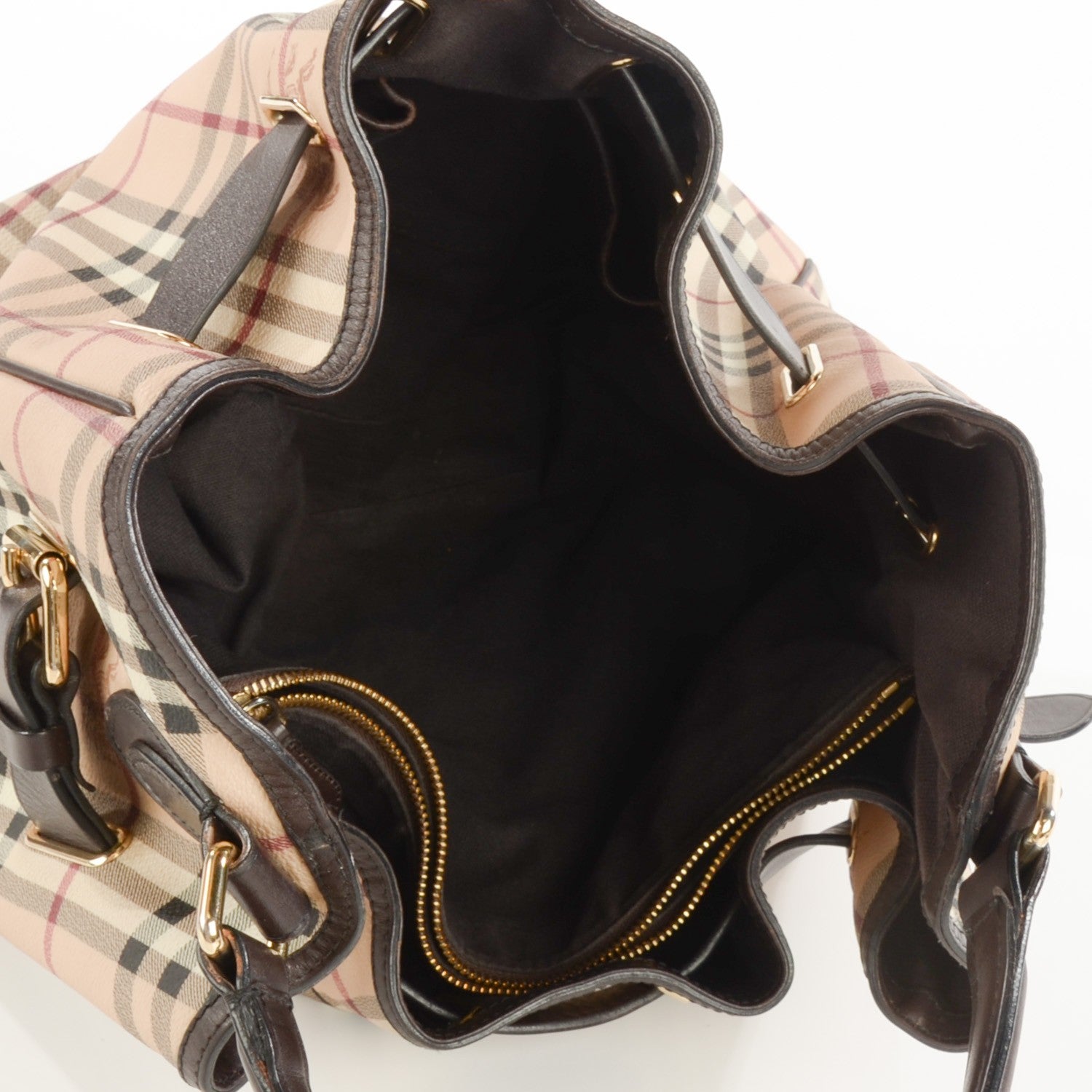 Burberry Haymarket Check Medium Walden Hobo Brown 5 of 8