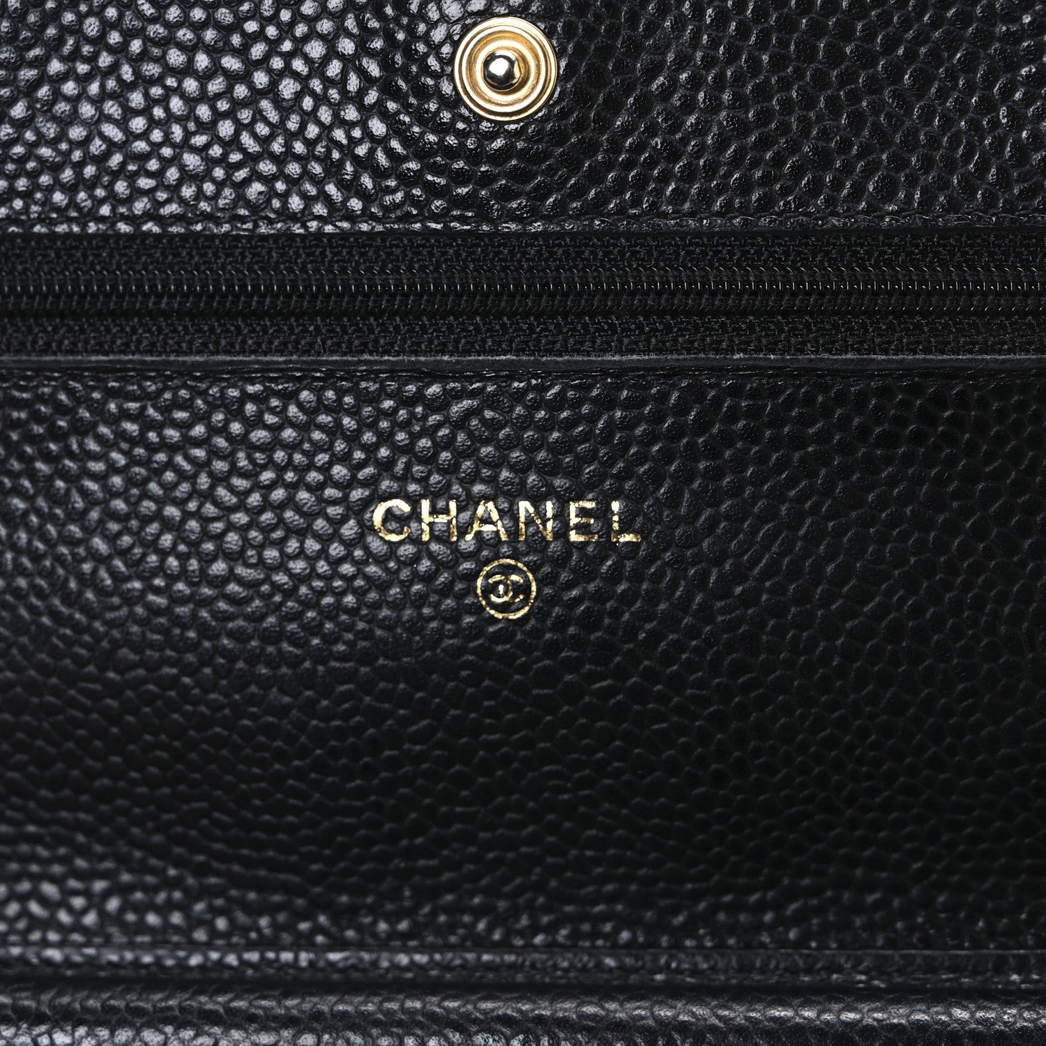 Chanel Caviar Quilted Wallet on Chain WOC Black 6 of 11