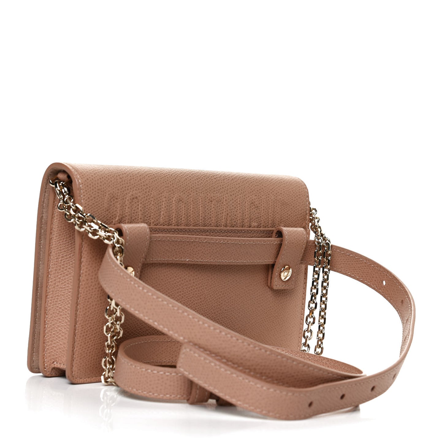 Calfskin 30 Montaigne 2 in 1 Pouch Beige