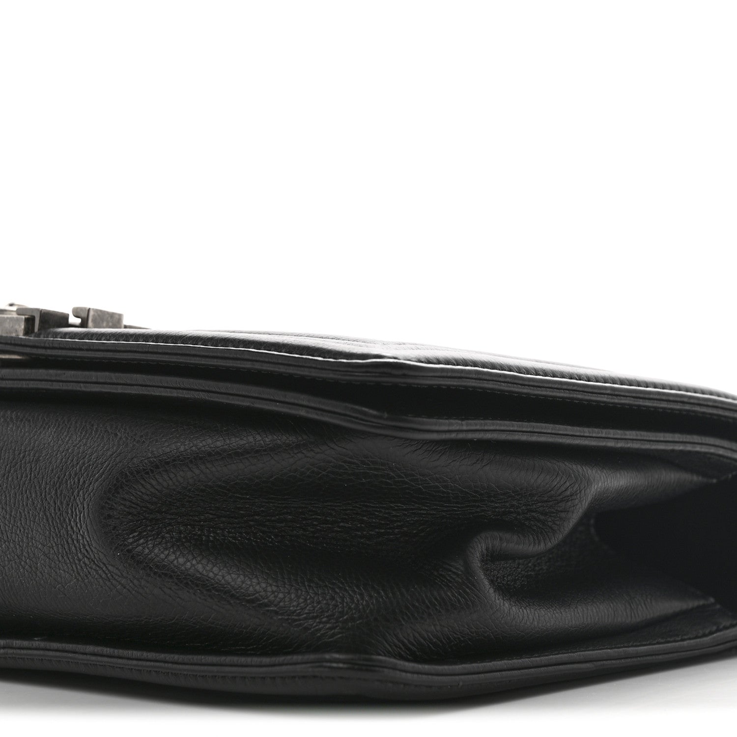 Chanel Calfskin Double Stitch Medium Boy Flap Black 10 of 10