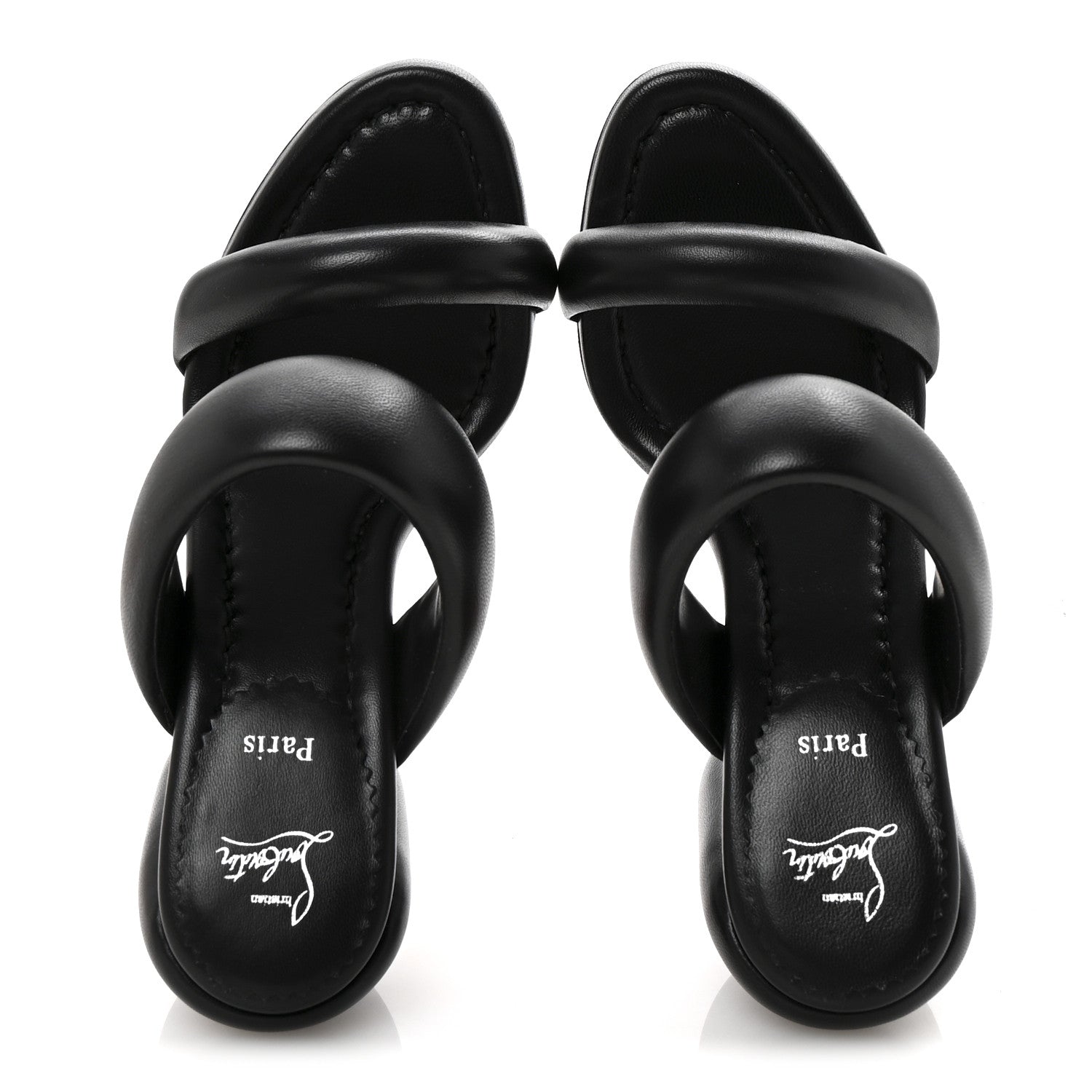 Christian Louboutin Nappa Inflama Sab 85 Sandals 36 Black 4 of 18