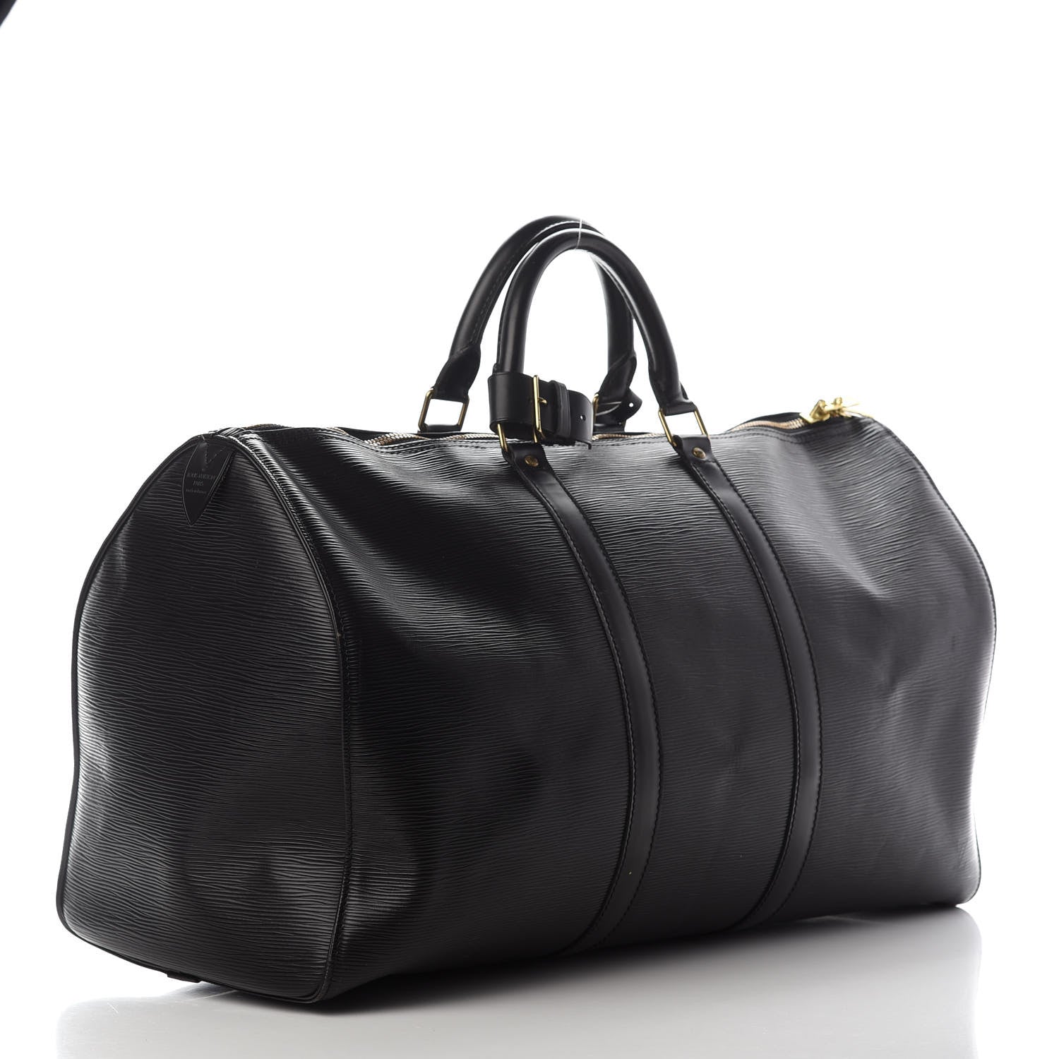 Louis Vuitton Epi Keepall 50 Black 3 of 12