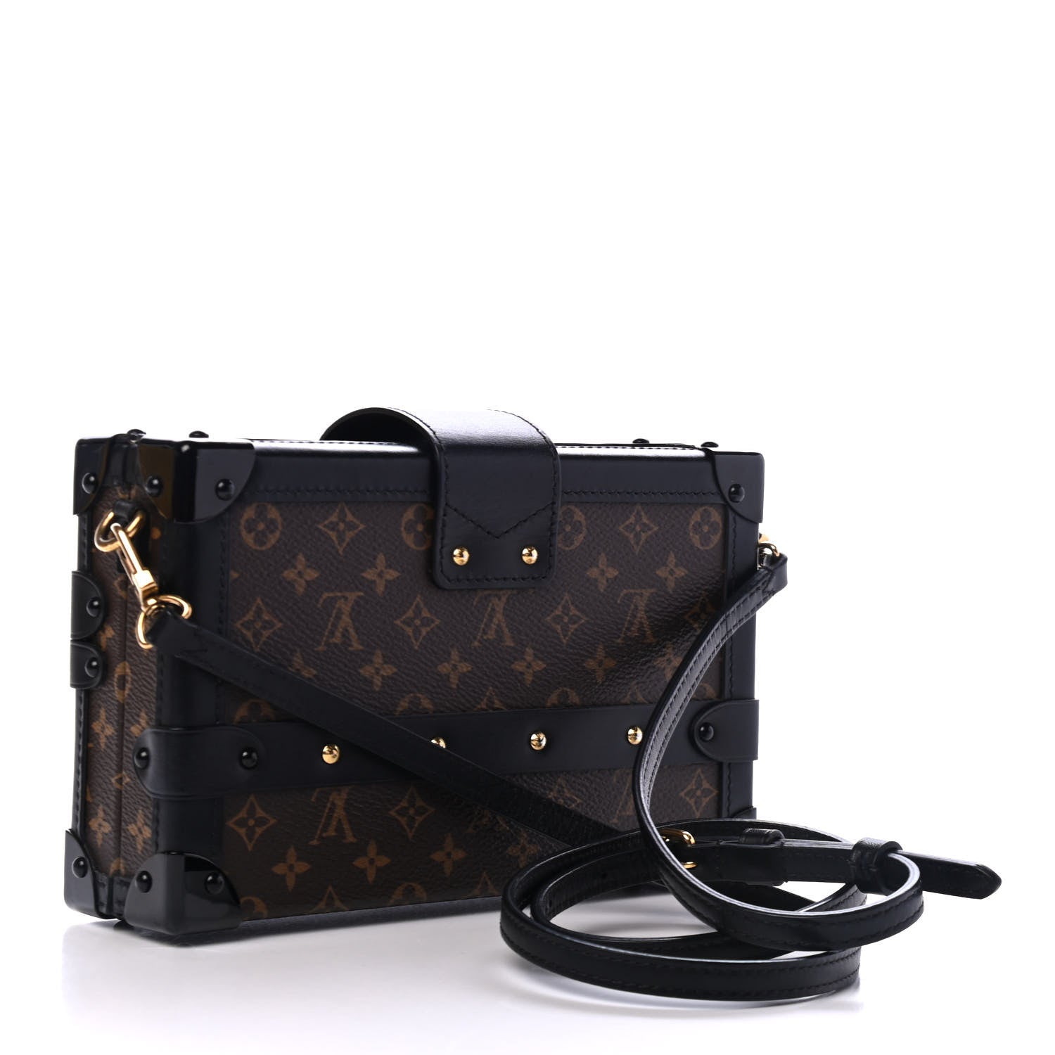 Louis Vuitton Monogram Petite Malle Black 2 of 4