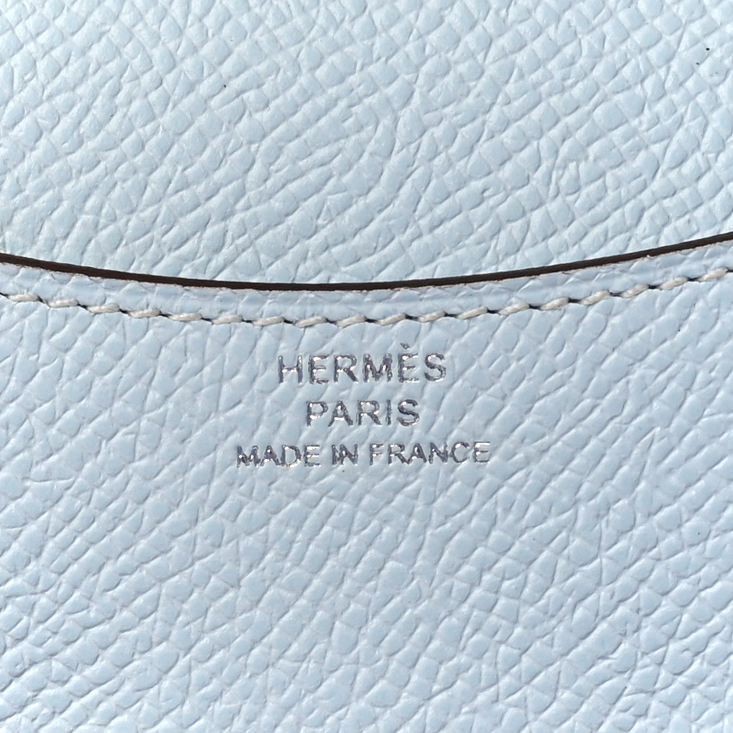 Hermes Epsom Constance Slim Wallet Bleu Brume 7 of 11