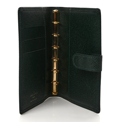 Louis Vuitton Taiga Small Ring Agenda Cover Epicea 5 of 6