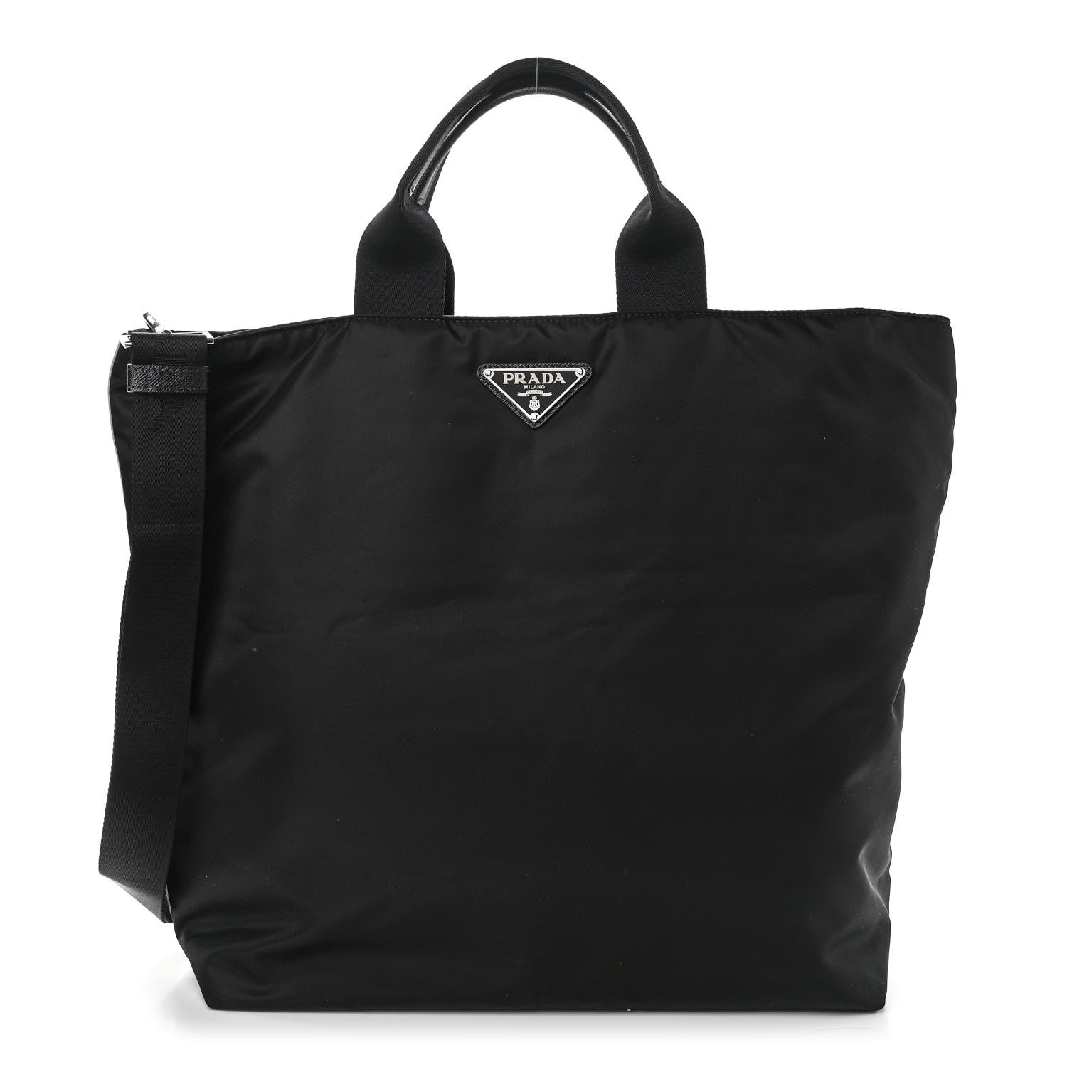 Prada X ADIDAS Re-Nylon Shopping Tote Black 1 of 12