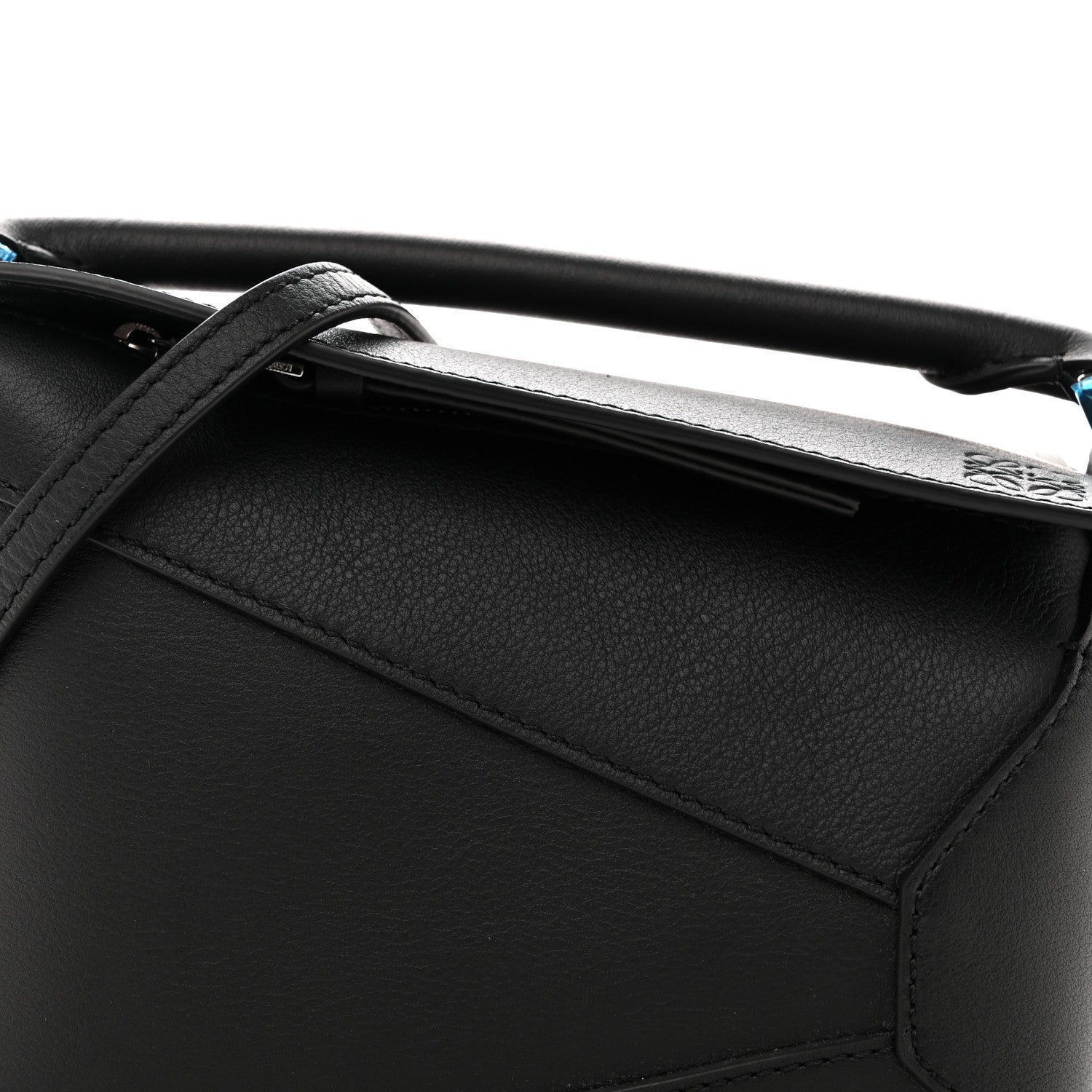 Loewe Calfskin Mini Puzzle Edge Bag Black 8 of 10