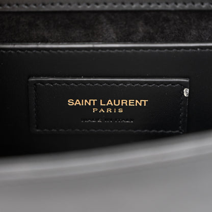 Saint Laurent Calfskin Small Classic Monogram Kate Tassel Satchel Black 6 of 13