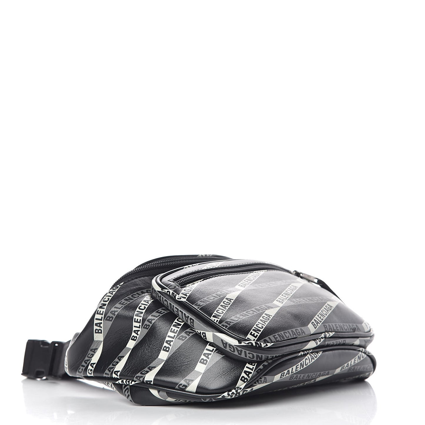 Smooth Calfskin Losange Monogram Explorer Belt Bag Black Grey