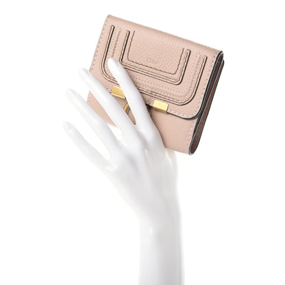 Chloe Grained Calfskin Marcie Square Wallet Blush Nude 2 of 6