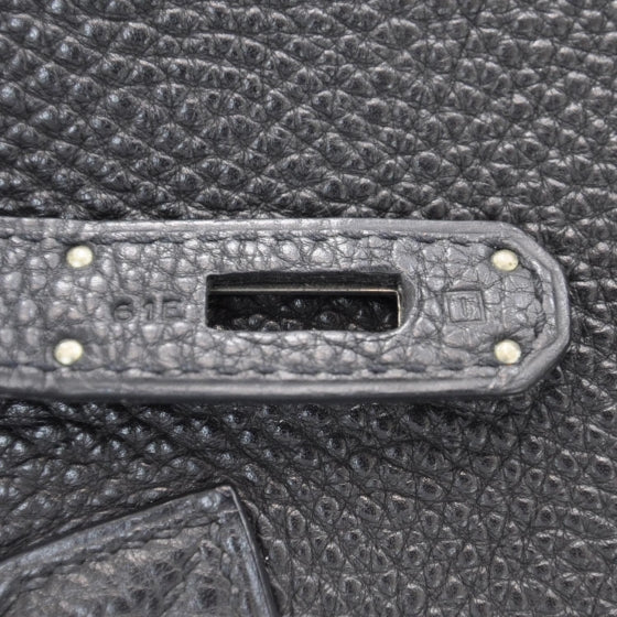 Hermes Taurillon Clemence BIRKIN 35 Noir 10 of 10