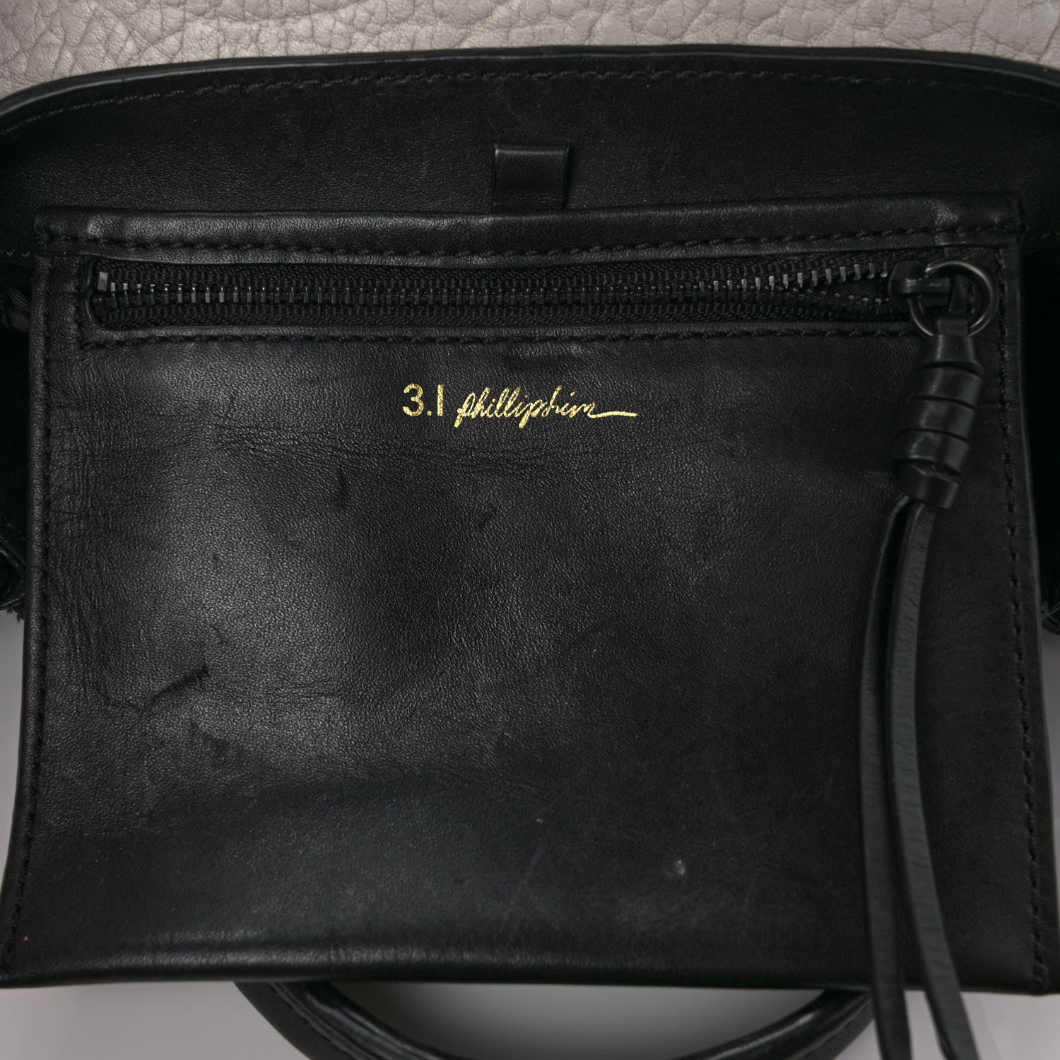 3.1 Phillip Lim Textured Calfskin Mini Colorblock Pashli Satchel Copper 8 of 8