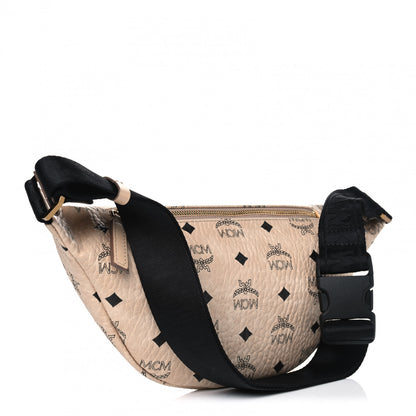 MCM Visetos Stark Belt Bag Beige 2 of 4