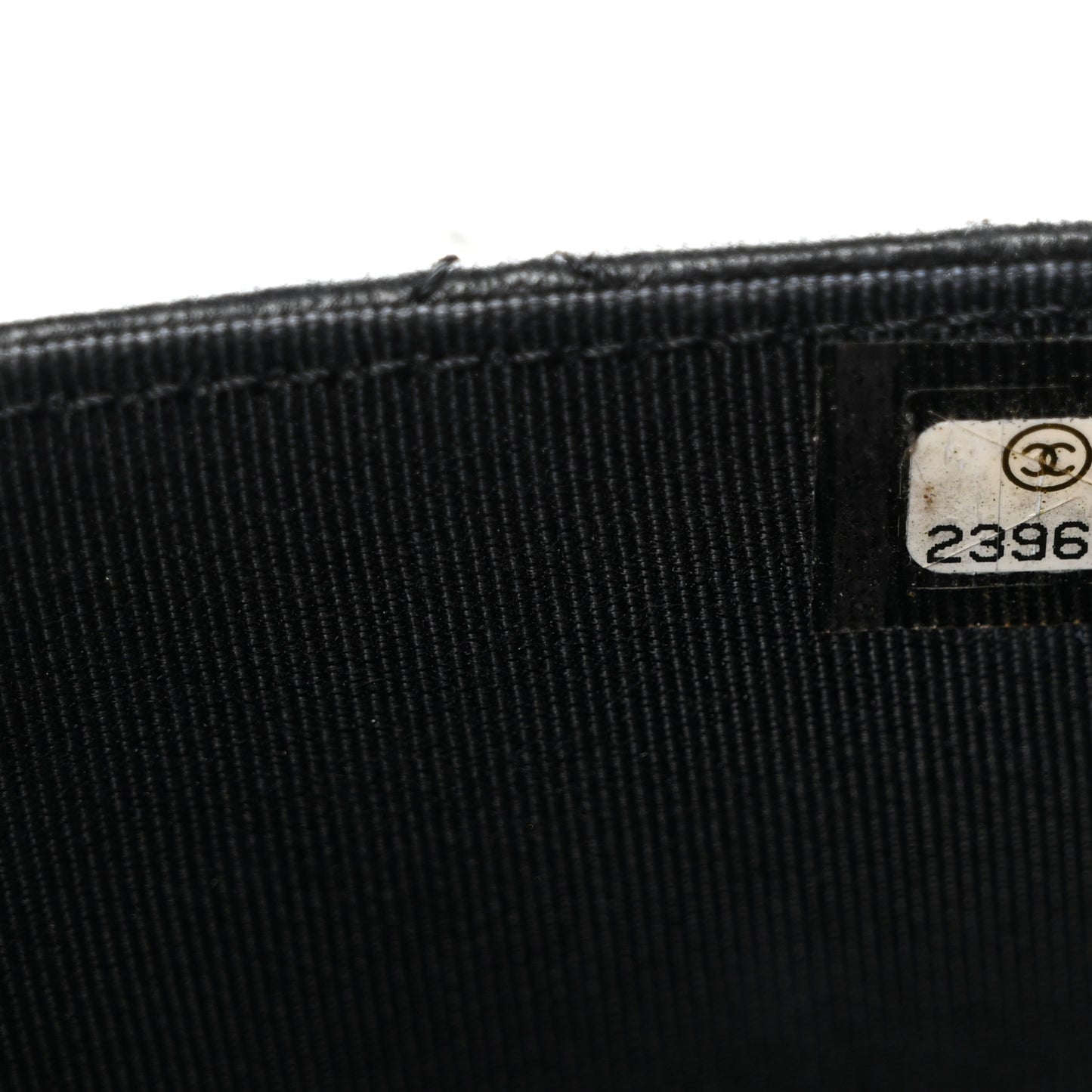 Lambskin Quilted Wallet On Chain WOC Black