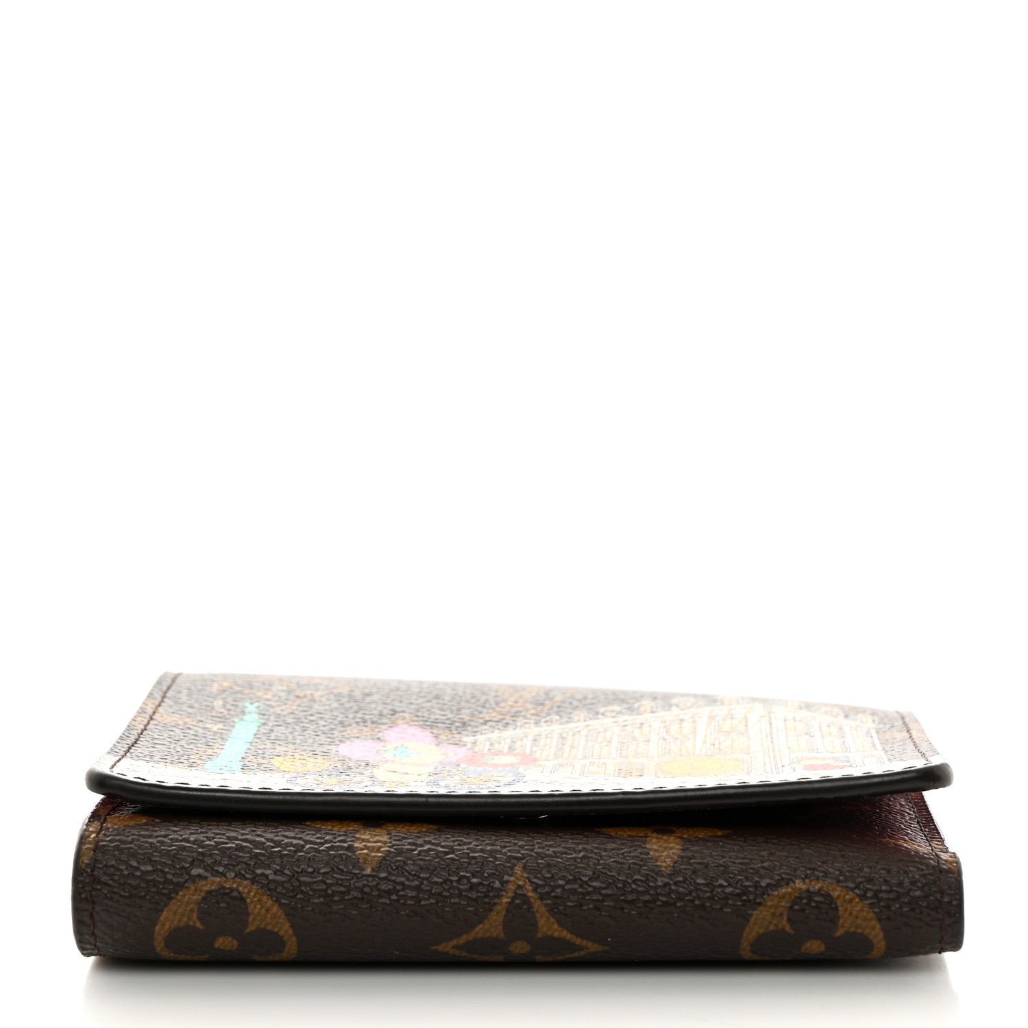 Louis Vuitton Monogram 2022 Christmas Animation Paris Victorine Wallet Pink 7 of 7